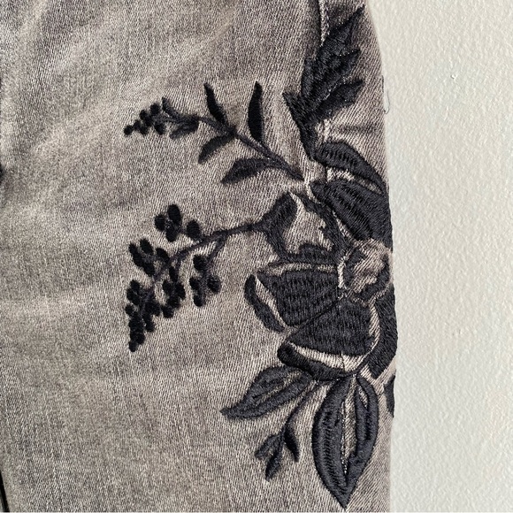 Express Grey Ankle High Rise Denim Size 2 - Picture 3 of 5